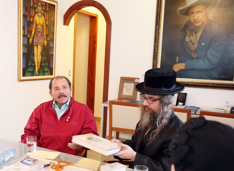 Presidete Daniel se reúne con rabino Yechiel Zayde